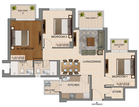 3BHK+Store